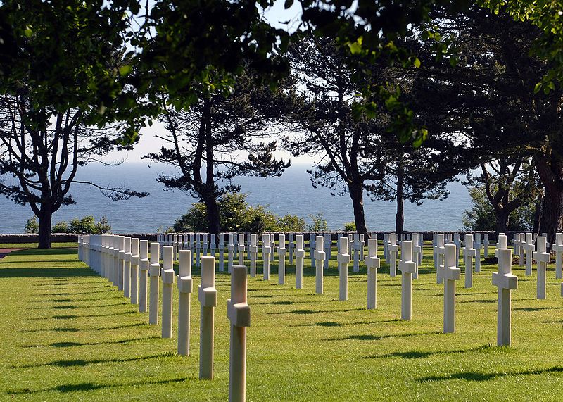 US Soldatenfriedhof in der Normandie Quelle: Wikipedia