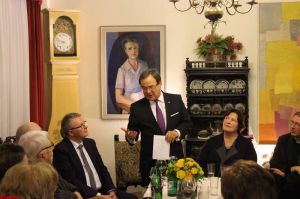 Ministerpräsident Armin Laschet im Elternhaus Stock
